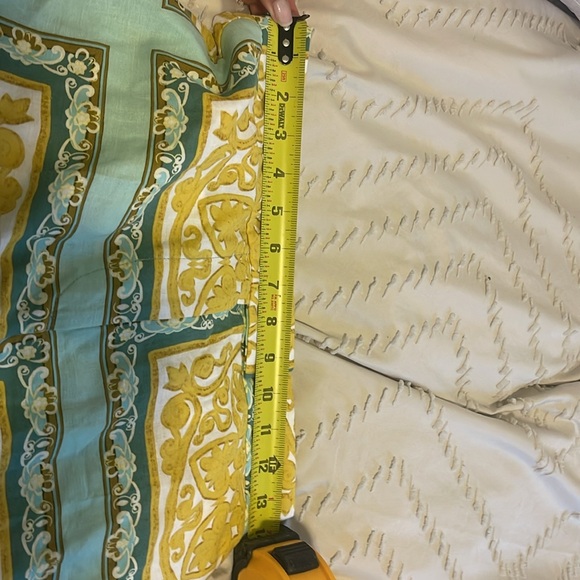 Zara Boho Printed Linen Trousers - Picture 7 of 7